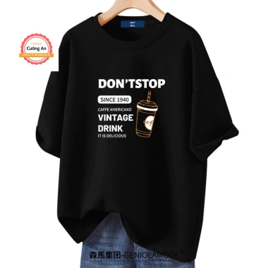 Áo thun nam cotton dày dặn, tay lỡ cổ tròn, thoáng mát - ATN063 An Cường Fashion 64.800 VND