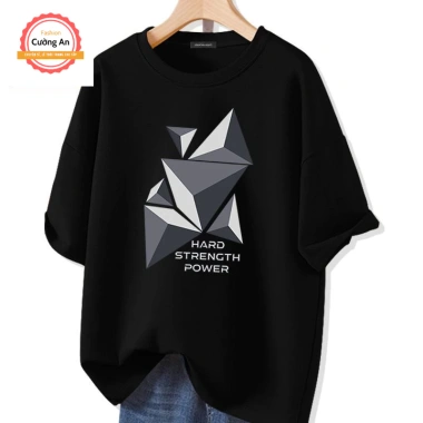 Áo thun nam cotton dày dặn, tay lỡ cổ tròn, thoáng mát - ATN063 An Cường Fashion 64.800 VND