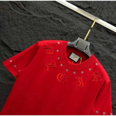 Áo thun nam full thêu cổ tròn, họa tiết form chuẩn, cotton dày dặn co giãn 4 chiều mẫu mới hot trend