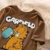 Áo thun nam mùa hè casual cổ tròn cotton Garfield size lớn retro tay ngắn - Giá ưu đãi 143.332₫ 2