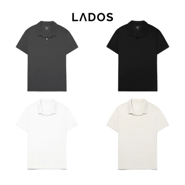 Áo thun nam ngắn tay cổ bẻ cotton interlock premium LADOS-19.178 - Giá 190.000₫