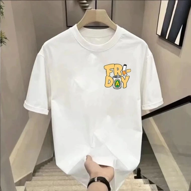 Áo thun nam nữ 2 mặt FRIDAY tay lỡ form rộng cổ tròn unisex - Giá chỉ 24.900₫ 5