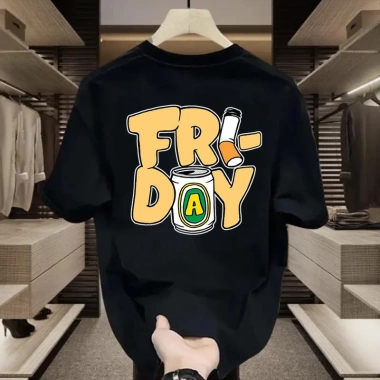 Áo thun nam nữ 2 mặt FRIDAY tay lỡ form rộng cổ tròn unisex - Giá chỉ 24.900₫ 8