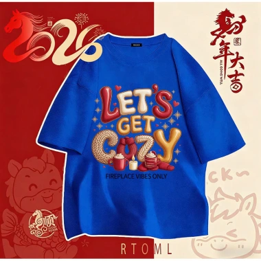 Áo thun nam nữ 2.026 Bính Ngọ 250GSM 100% cotton RTOML17 giảm giá 69k 8