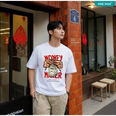 Áo thun nam nữ basic cao cấp ONE MAN 100% cotton mềm mịn, in đẹp không bong tróc AP350 - Giá 240.000đ