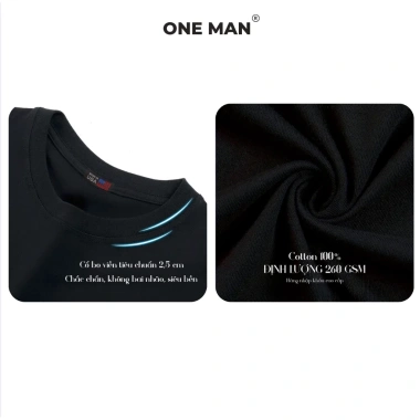Áo thun nam nữ basic cao cấp ONE MAN 100% cotton mềm mịn, in đẹp không bong tróc AP350 - Giá 240.000đ 8