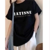 Áo thun nam nữ boxy form rộng unisex in tinh tế MATISSE 260gsm Giá chỉ 69.000 3
