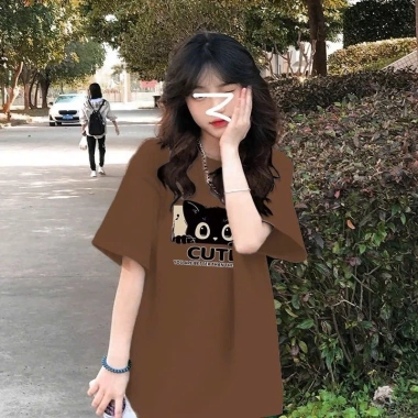 Áo thun nam nữ form rộng in hoạt hình dễ thương 100% cotton 260gsm - RTOML giao hàng 24h giá chỉ 69.000₫ 4