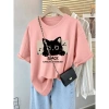 Áo thun nam nữ form rộng in hoạt hình dễ thương 100% cotton 260gsm - RTOML giao hàng 24h giá chỉ 69.000₫ 7