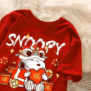 Áo thun nam nữ form rộng in mèo con hoạt hình dễ thương, cổ tròn 100% cotton RTOML
