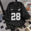 Áo thun nam nữ form rộng in no.28 phong cách retro Châu Âu và Mỹ 100% cotton - Giá chỉ 69.000đ | TOML 9