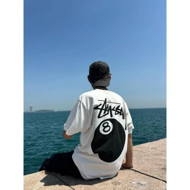 Áo Thun Nam Nữ In Bóng Bida 8 và Logo, Streetwear Oversize Trendy – Giá 69.000₫