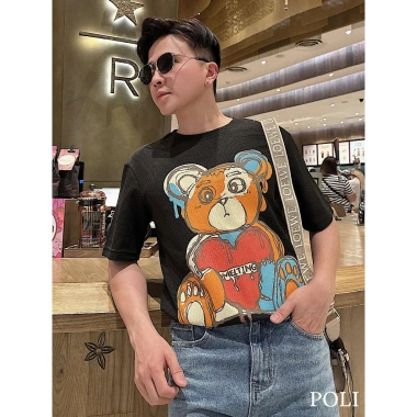 Áo thun nam POLI MAN đen in hình gấu màu sắc - Giá ưu đãi 225k (giá gốc 279k) 4 Áo thun nam POLI MAN đen in hình gấu màu sắc - Giá ưu đãi 225k (giá gốc 279k) 4