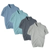 Áo thun nam polo vải cá sấu cotton màu cao cấp, ngắn tay sang trọng A31