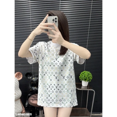 Áo thun nam QC cổ tròn họa tiết thêu tay ngắn - Phong cách trẻ trung, giảm giá 358.800₫ 3