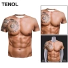 Áo thun nam Strongman cơ bắp tay ngắn, thích hợp đi bộ thể thao ngoài trời, tiệc câu lạc bộ Halloween - Giá chỉ 132.840₫ 2