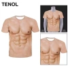 Áo thun nam Strongman cơ bắp tay ngắn, thích hợp đi bộ thể thao ngoài trời, tiệc câu lạc bộ Halloween - Giá chỉ 132.840₫ 6