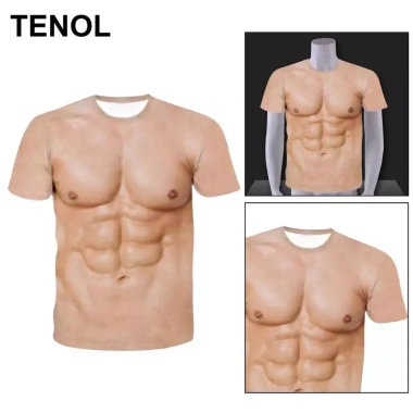Áo thun nam Strongman cơ bắp tay ngắn, thích hợp đi bộ thể thao ngoài trời, tiệc câu lạc bộ Halloween - Giá chỉ 132.840₫ 6