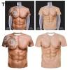 Áo thun nam Strongman cơ bắp tay ngắn, thích hợp đi bộ thể thao ngoài trời, tiệc câu lạc bộ Halloween - Giá chỉ 132.840₫ 9