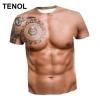 Áo thun nam Strongman cơ bắp tay ngắn, thích hợp đi bộ thể thao ngoài trời, tiệc câu lạc bộ Halloween - Giá chỉ 132.840₫ 10