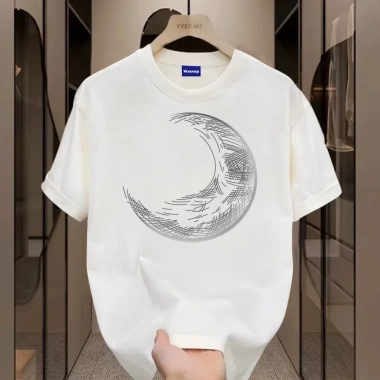Áo thun nam WASSUP Bending Moon 100% cotton Unisex thời trang - 112.499₫