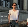 Áo thun nam WSS cổ rộng cotton nhẹ, mềm mại co giãn, slim fit - 175k 7