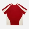 Áo thun NEEDS OF WISDOM Boxy Raglan Cream-Red chính hãng, giảm giá 495.000₫ 2