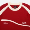 Áo thun NEEDS OF WISDOM Boxy Raglan Cream-Red chính hãng, giảm giá 495.000₫ 4