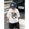 Áo Thun Ngắn Hàn Dáng Rộng Cotton Cho Trẻ Em Mùa Hè - Giá 85.999₫ 2
