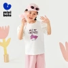 Áo thun ngắn tay bé gái Minibala mềm mại, không biến dạng, thân thiện da - Mùa hè 314.280₫