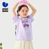 Áo thun ngắn tay bé gái Minibala mềm mại, không biến dạng, thân thiện da - Mùa hè 314.280₫ 4