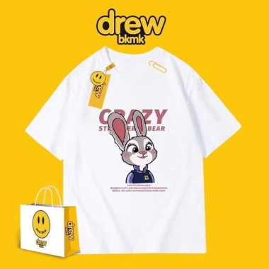 Áo Thun Ngắn Tay Bkmdrew Thỏ Nam Nữ Mùa Hè Cotton Nguyên Chất Giá 148.636₫ 2