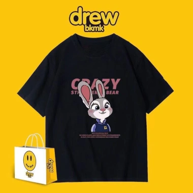 Áo Thun Ngắn Tay Bkmdrew Thỏ Nam Nữ Mùa Hè Cotton Nguyên Chất Giá 148.636₫ 10