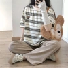 Áo Thun Ngắn Tay Cotton Nguyên Chất Sọc Thêu Preppy - Giá 264.924₫ Giảm Đặc Biệt 6