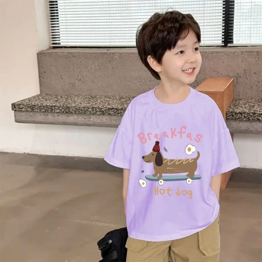 Áo thun ngắn tay DREAMY BABY cho bé trai và bé gái - Thiết kế in hoa ngắn, thoải mái, giảm giá tới 21% tại Hồ Chí Minh