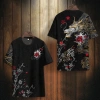 Áo thun ngắn tay họa tiết vòi in 3D Plus Size phong cách Trung Quốc, giảm giá 21% chỉ 53.202₫ 6