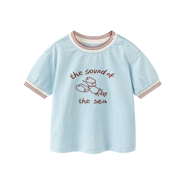 Áo thun ngắn tay minibala Baby Boys mùa hè Cotton thoáng khí, mềm mại, 440.640 VND 6