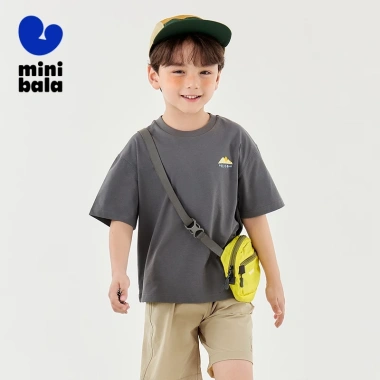 Áo thun ngắn tay Minibala Boys Girls Cool-Feel dễ thương, giá ưu đãi 376.920₫ giảm tới 90.461₫