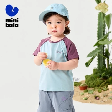 Áo thun ngắn tay mùa hè Minibala Cotton Feel Cool Nam Nữ - Giá ưu đãi 314k Áo thun ngắn tay mùa hè Minibala Cotton Feel Cool Nam Nữ - Giá ưu đãi 314k