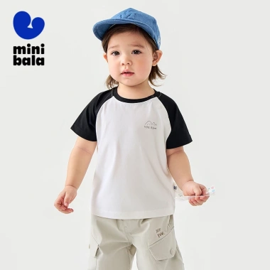 Áo thun ngắn tay mùa hè Minibala Cotton Feel Cool Nam Nữ - Giá ưu đãi 314k