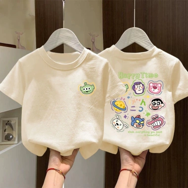 Áo thun ngắn tay nam trẻ em DREAMY BABY Hàn Quốc, rộng rãi, giá 85.999₫ - COD TP.HCM
