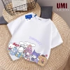 Áo thun ngắn tay NASA màu đen bé gái 3-16, rộng rãi cotton mềm, in sinh vật đáng yêu, giao hàng trong ngày - 85k 4