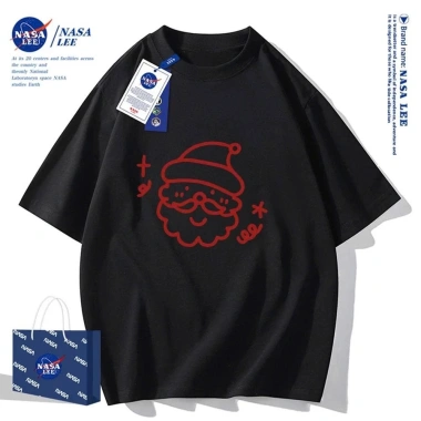 Áo thun ngắn tay NASA Ông già Noel 100% cotton unisex - Giá ưu đãi 130.000đ