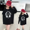 Áo thun ngắn tay nữ, bé gái cotton Hàn Quốc size 18‑50kg, mẫu Tai nghe, giảm còn 56k 10