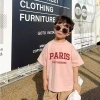 Áo Thun Ngắn Tay PARIS Phong Cách Hàn Quốc - Bé Gái Cỡ Lớn và Bé Trai, Giá chỉ 85.999₫ (Giá Gốc 110.079₫) 7