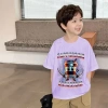 Áo thun ngắn tay trẻ em DREAMY BABY họa tiết cốc nước hoạt hình, mặc thoải mái, COD HCM, 85.999₫ 9