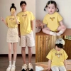 Áo thun Nhà Đăng màu vàng smile trái tim cotton 100% co giãn 4C in bền 123.000₫ 6