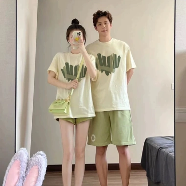 Áo thun Nhà Đăng – Trái tim xanh cotton 100% co giãn, in bền, giảm 23% chỉ 123k 4