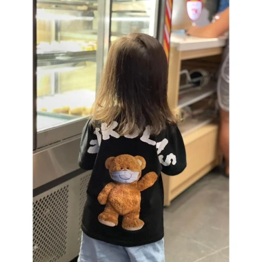 Áo thun NIKOLAS Gấu Teddy unisex form rộng cotton, size 8-110kg, giá 63.000₫ 3