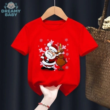 Áo thun Noel 2.024 DREAMY BABY trẻ em trai gái - Giá ưu đãi 85.999đ COD TP.HCM 9